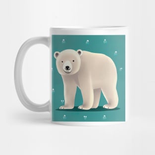 Cute polar bear illustration Mug